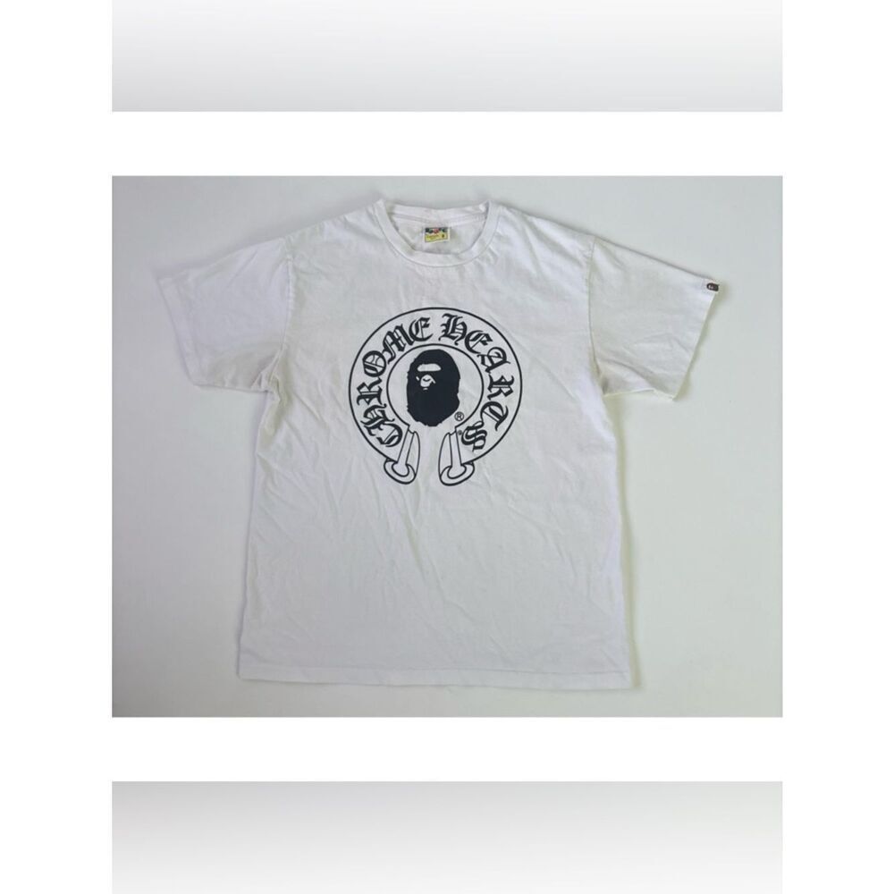 BAPE x Chrome Hearts Baby Milo T-shirt White | A Bathing Ape